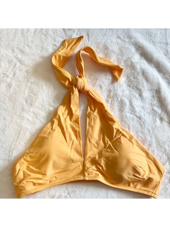 aerie Other - NWT Aerie Yellow Halter Bikini Top - Size: Large